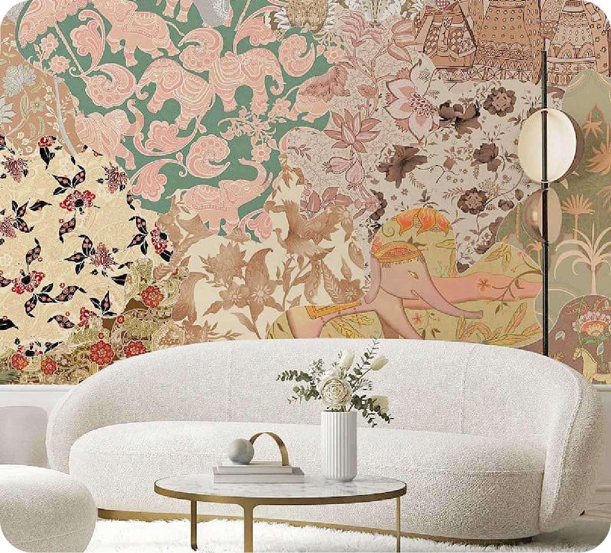 Batik Wallpaper Colorful